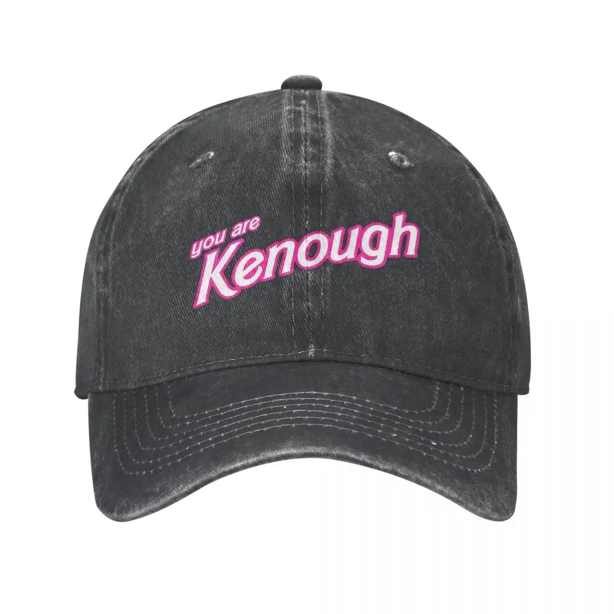 You Are Kenough Baseball Cap Accessories Vintage Distressed Denim Famous Movie Sun Cap Unisex Outdoor All Seasons Travel