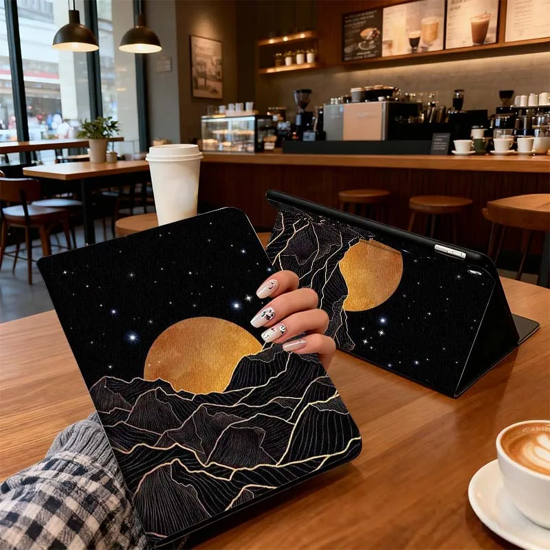 Art Design Mountain For Xiaomi Redmi Mi Pad 8 7 6 5 4 2 SE K Pro Max Ultra Inch Tablet Case Soft