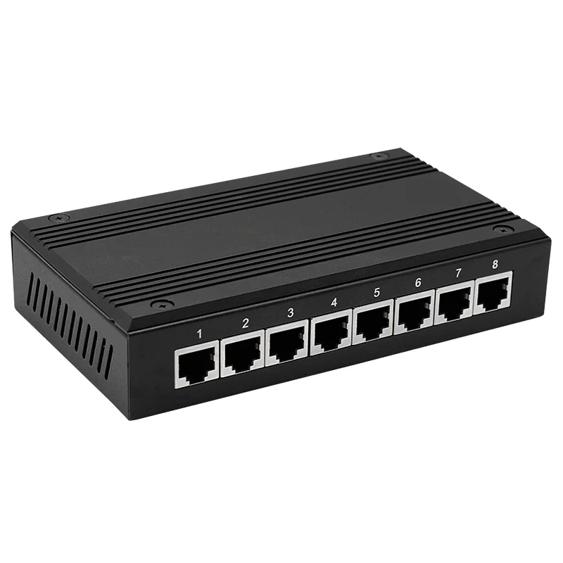 10/100M to 8 Ports RS-232/485/422 Serial Device Server Modbus TCP SERVER Modbus TCP CLIENT MQTT