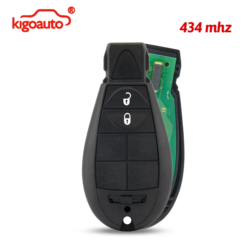 

kigoauto 68066859AD Fobik key Original board remote 2 button 434Mhz for Chrysler Caliber,Journey,Grand Cherokee,Voyager