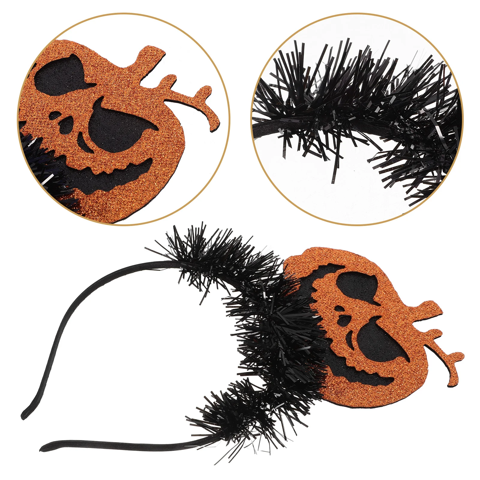 

Pumpkin Headb Elastic Hair Accessories for Women Kids Greeter Halloween Party Decorations Fashionable Adults Hoop