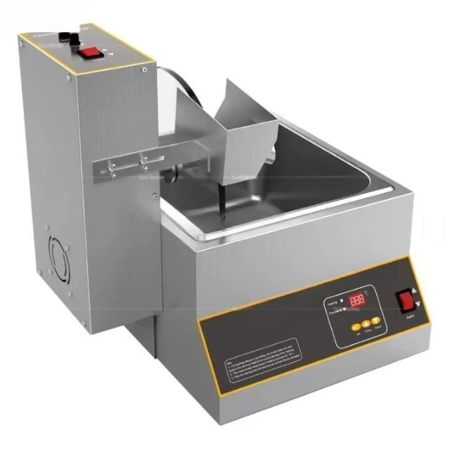 

Automatic Chocolate Tempering Enrobing Coating Machine Used Condition for Cake Application for Melting Milk Water Chocolate Nut