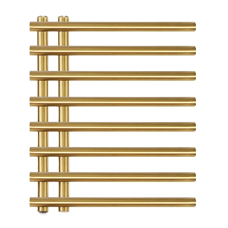 

Wall Hung Hotel Spa Towel Warmers Gold/Chrome Towel Radiators For Bathroom