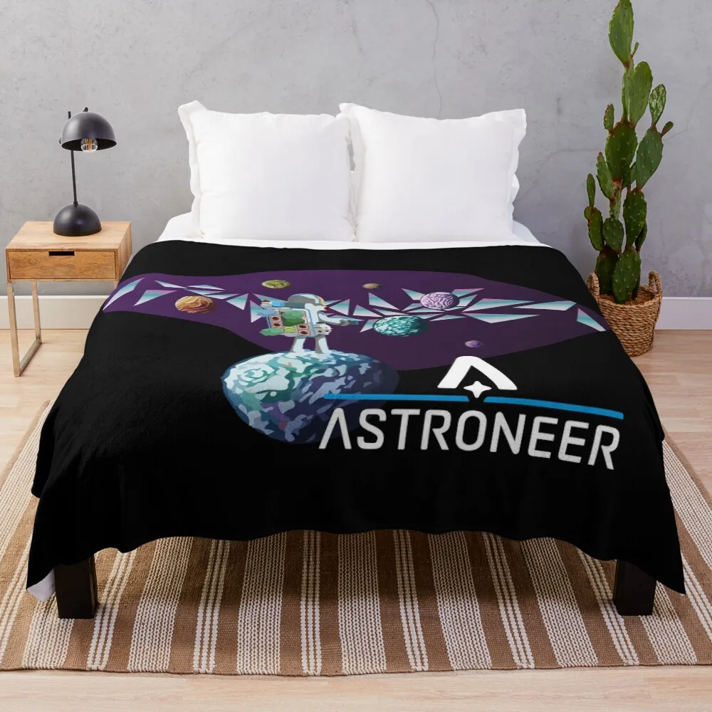 

Astroneer Space Throw Blanket Luxury Thicken christmas decoration Quilt Polar Blankets