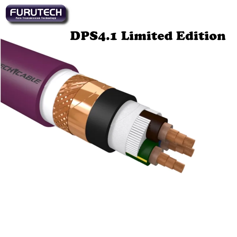 

Original Japanese FURUTECH Furukawa DPS4.1 Limited Edition 7N Flagship Power Cord HiF Power Cord Upgrade Cable