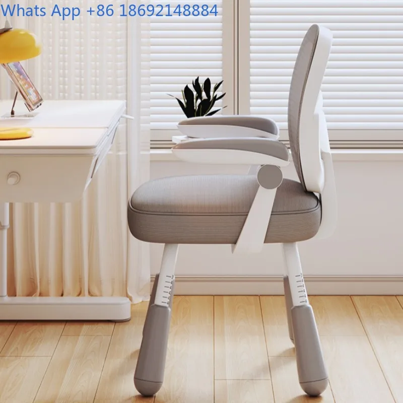 Adjustable Study Chair for Students with Armrests Home Use, Adjustable Computer Chair, Writing Chair