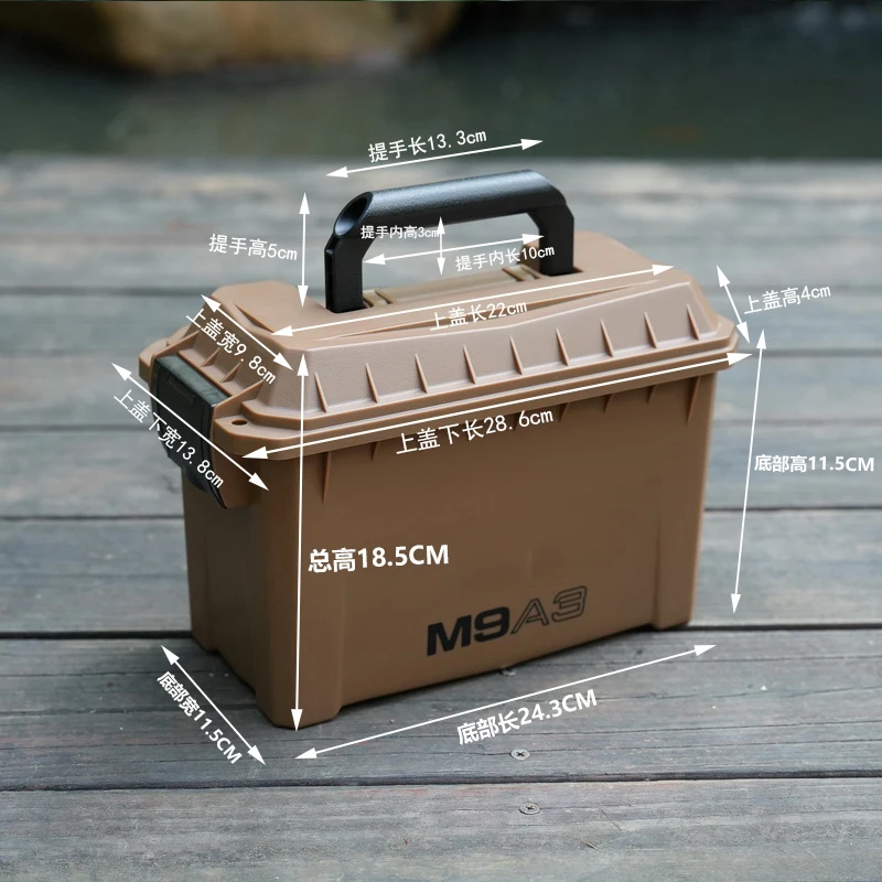 Tactical PP BLT Waterproof Protective Safety Tool Gun Case Ammo Magazine Box Equipment Instrument Case Impact Resistant Tool Box