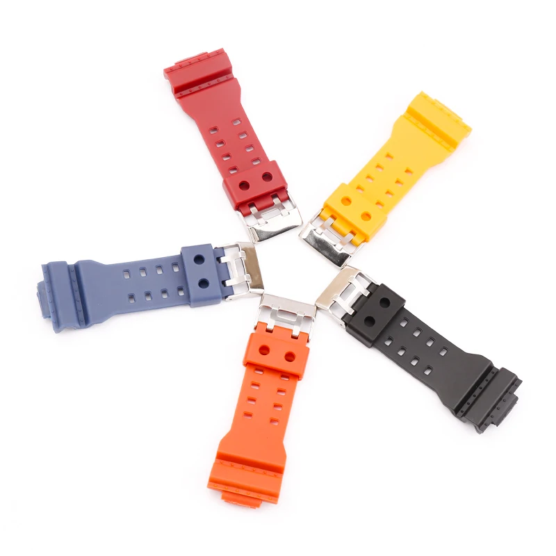 Strap Accessories Resin strap watch case for GA GD GLS GAX-110 100 120 140 unisex Outdoor sports strap Waterproof 16mm