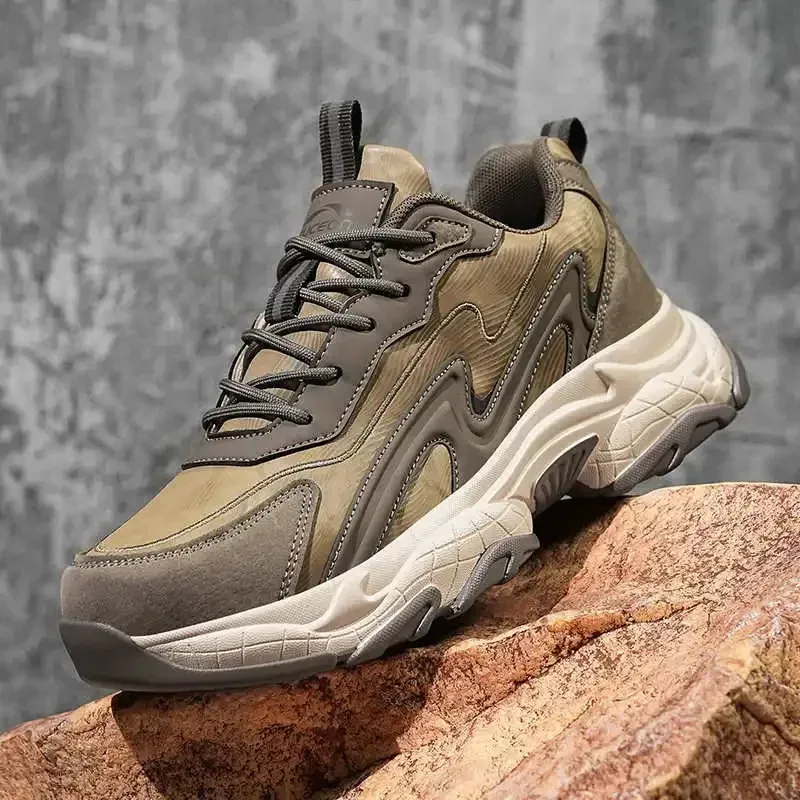 أحذية رياضية صيفية بنية للرجال والنساء، أحذية ماركة منسوجة، أحذية دافئة، مجموعة رياضية جديدة للتمرين