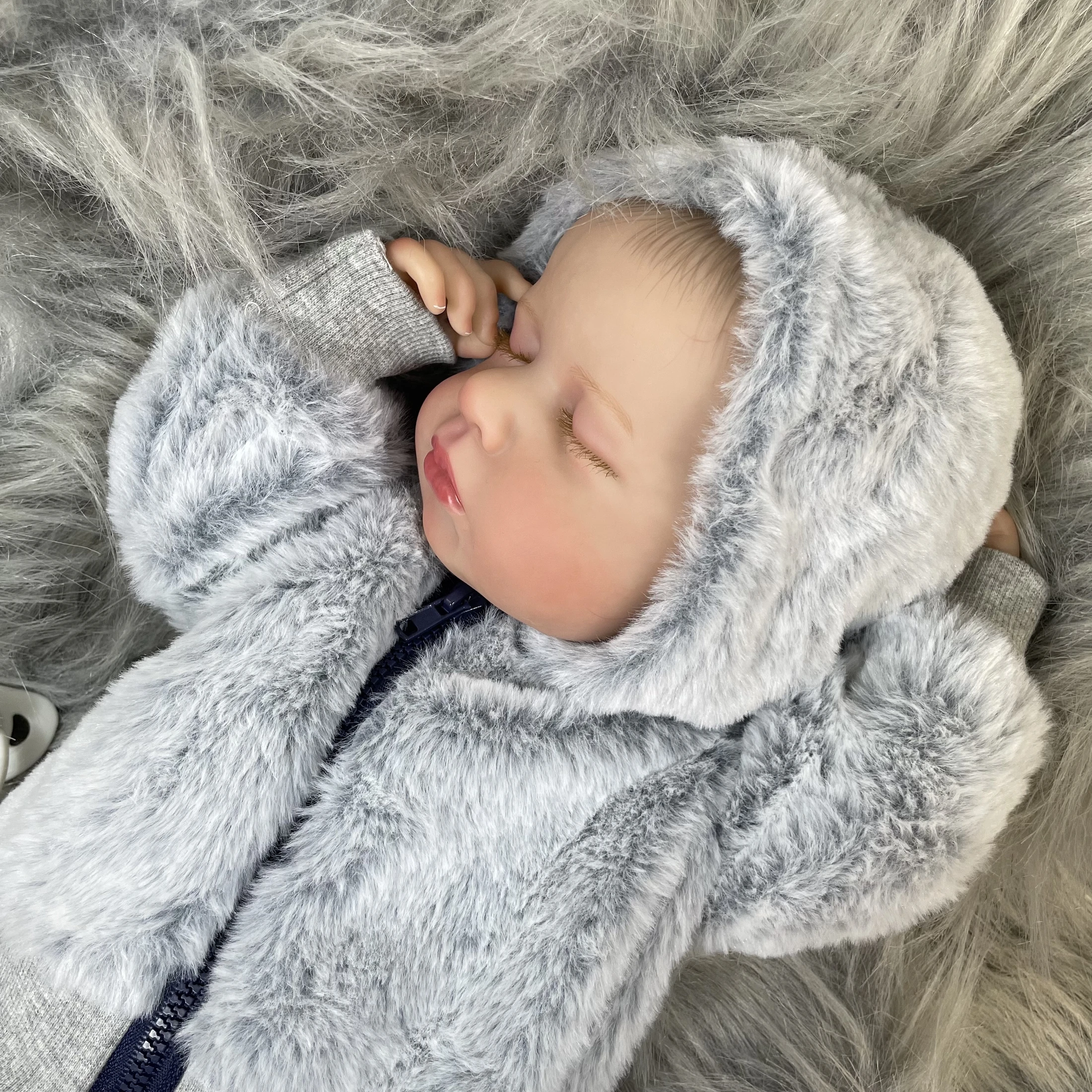 20inch Reborn LouLou Full Vinyl Body Washable Newborn Baby Doll Reborn Girl 3D Skin Tone Visible Veins Doll For Kids Gift view 3