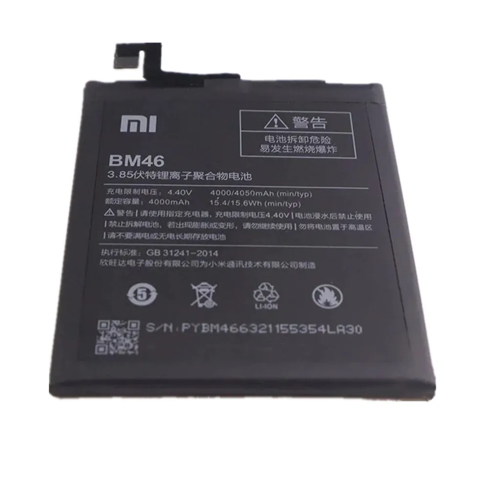 4050mAh Xiao Mi Original Battery BM46 For Xiaomi Redmi Note 3 Note3 Pro 3pro Mobile Phone Battery Bateria Batteries Free Tools