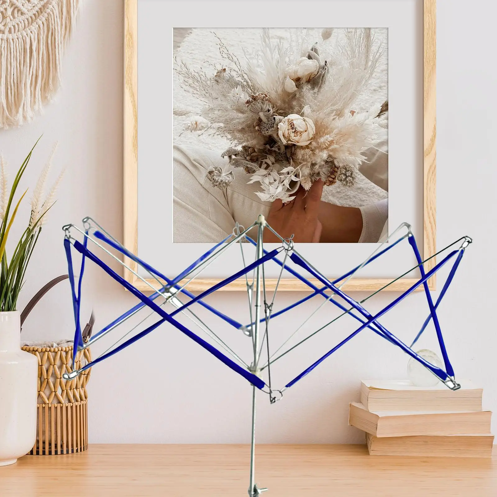 Folding Wool Winder Holder Umbrella Swift Yarn Winder for DIY Crocheting Sewing Thread Organizer Knitting Machine Accessory Tool