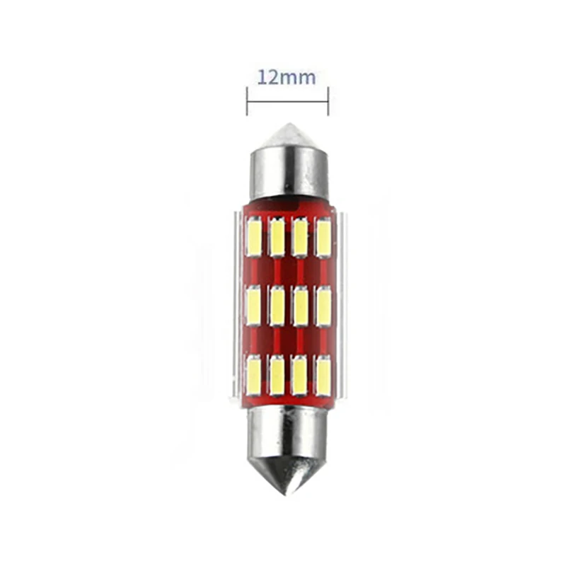 Canbus IC без ошибок C5W C10W Светодиодная лампа 31 36 39 41 мм Внутренняя лампа для чтения Фестон Купол Номерный знак Багажник Лампа