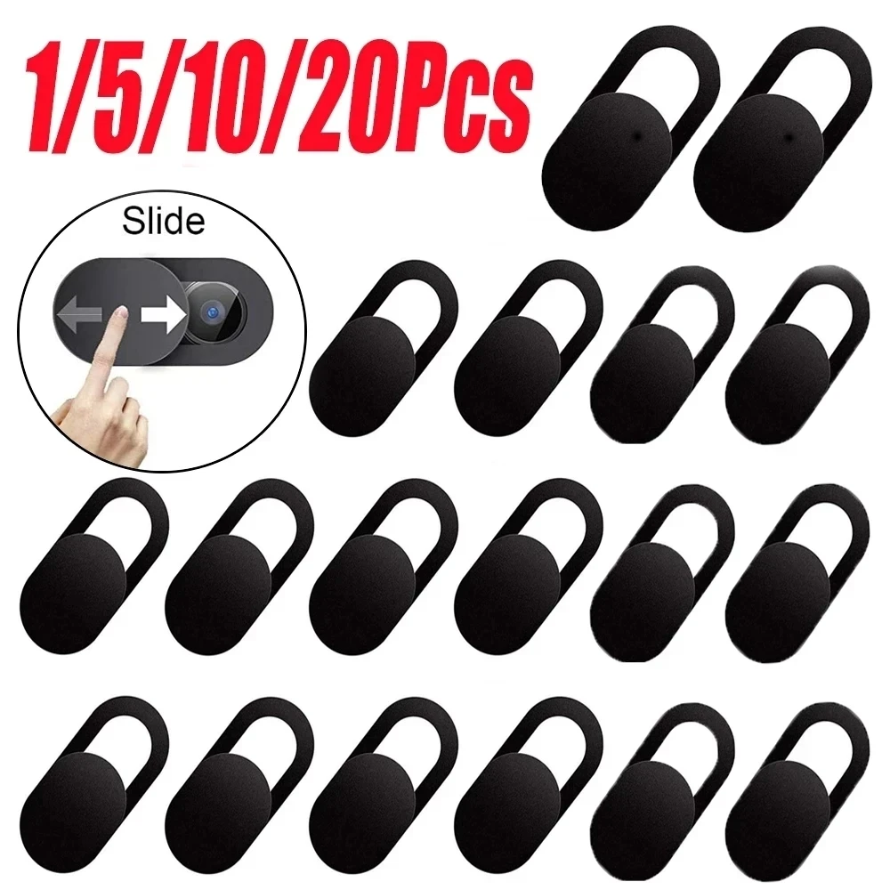 

1/5/10/20pcs Sliding Webcam Cover Laptop Camera Cover Slider Phone Antispy For iPad PC Macbook Tablet lenses Privacy Sticker