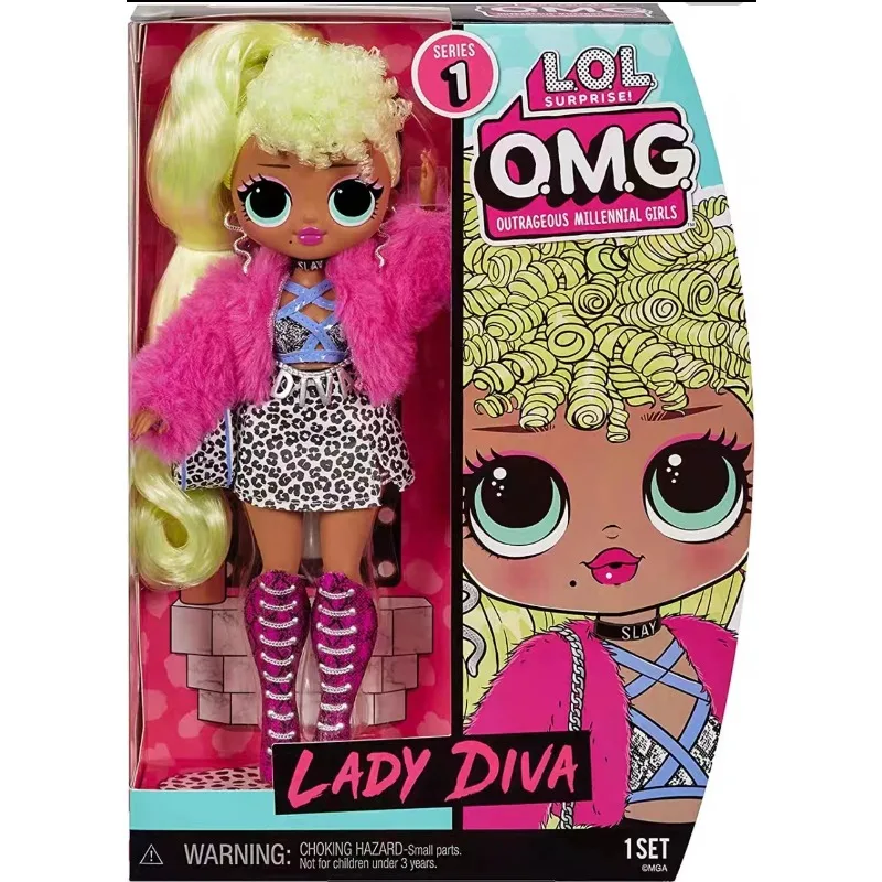 L.O.L. SURPRISE! OMG Big Sister Long Hair Dress up Doll Exquisite Girl Gift Box Set Fashion Toy Birthday Gift