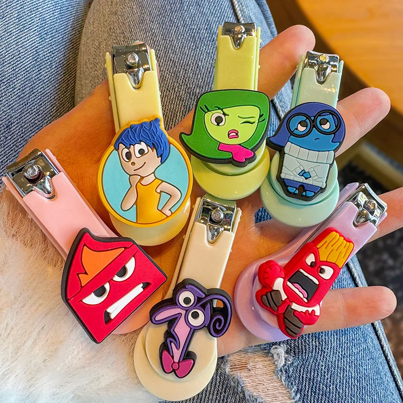 

Disney Inside Out 2 Joy Cartoon Character Cute Nail Clipper Envy Portable Student Cartoon Nail Clipper Children's Nail Clipper