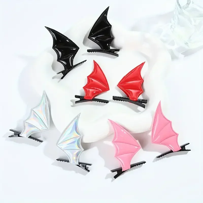 Fashion Bat Wings Hair Clip Y2K Style Barrette for Cosplay Parties and Halloween holiday decoration hair accessories