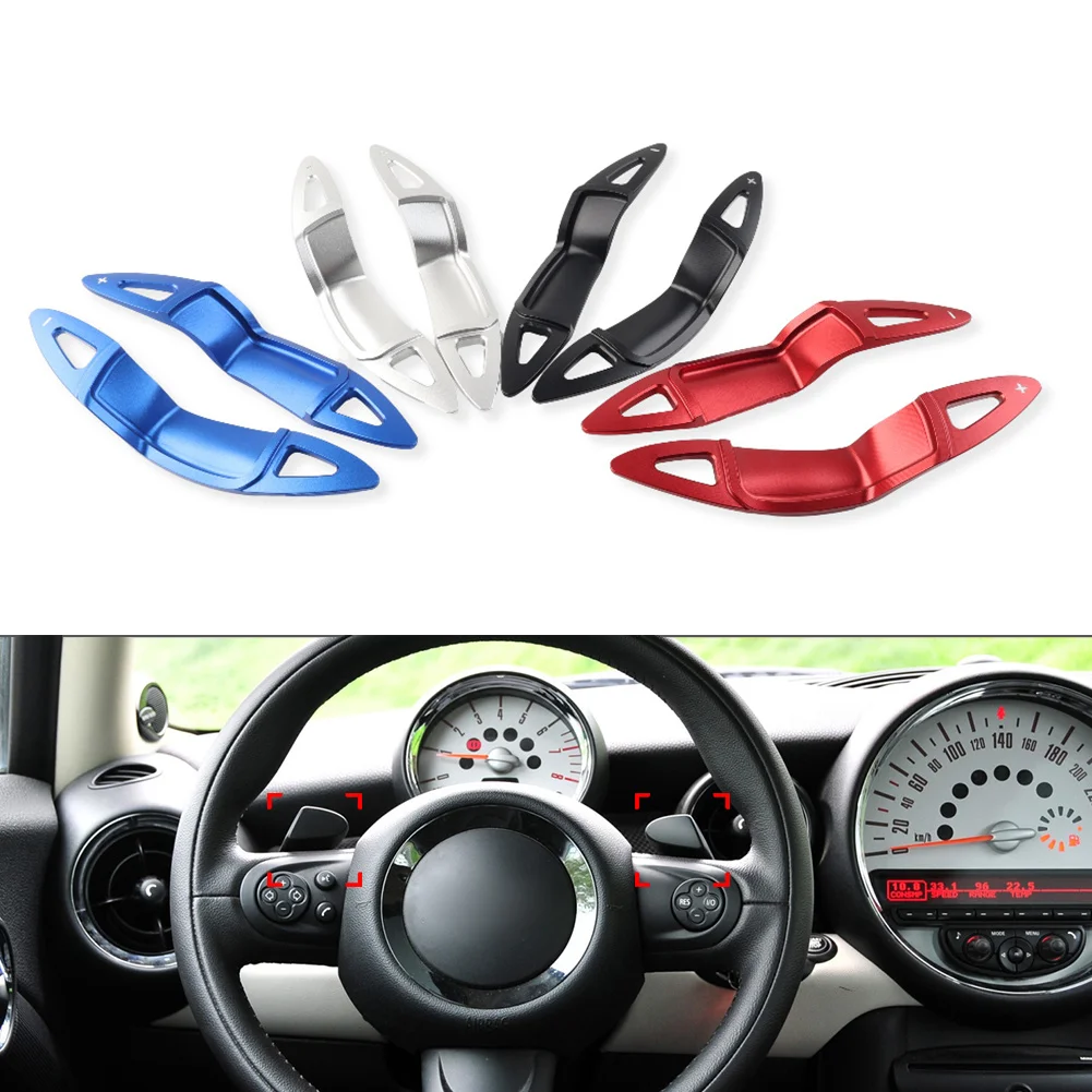 

2Pcs Car Interior Steering Wheel Paddle Shifter Extend Accessories For Mini Cooper R55 R56 R57 R58 R59 R60 R61