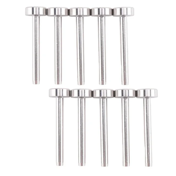 10Pairs 1/8In Invisible Cable Railing Kit Swage Tensioner And Stud End T316 Stainless Steel For 2In Wood & Metal Posts