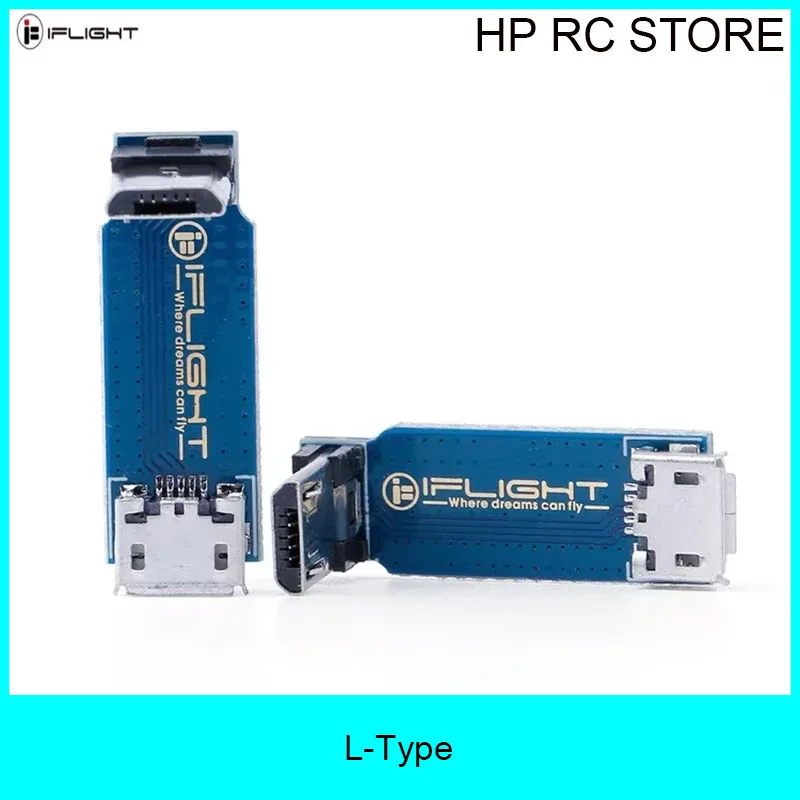 iFlight L Type Micro USB Adapter Board Male to Female Extension For FPV Flight Controller RC Drone Parts