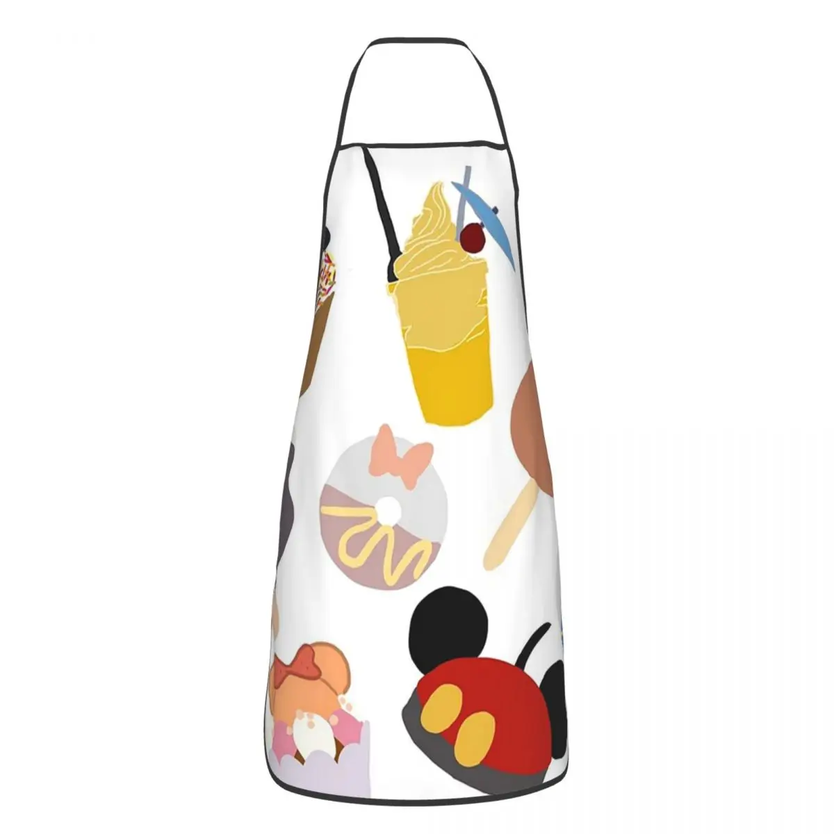 A Magical Snack Aprons Chef Cooking Baking Tablier Sleeveless Bib Kitchen Cleaning Pinafore for Women Men Painting