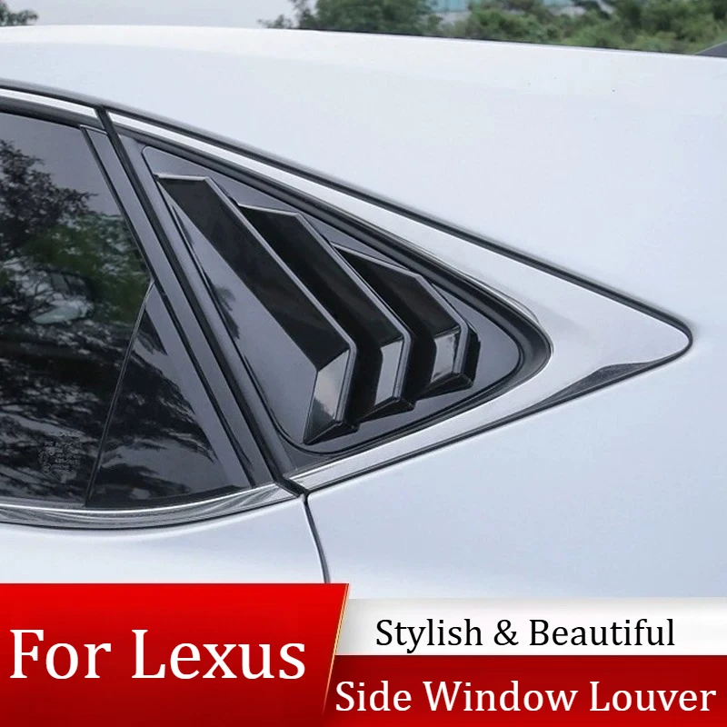 

For Lexus NX 200/260/300h/ES 200/IS 2016-2025 Window Louvers Modified Rear Window Louver Exteriors Accessories Supplies Tools
