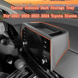 Sienna-caja de almacenamiento para salpicadero de coche, consola central oculta detrás de la pantalla, organizador de accesorios, para Toyota Sienna 2021-2023 2024