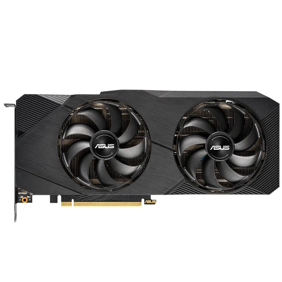 بطاقة رسومات ASUS DUAL RTX 2070S 08G EVO GDDR6 8G 256bit 2070S تدعم HDMI DP PCI 3.0 مروحة مزدوجة للكمبيوتر المكتبي