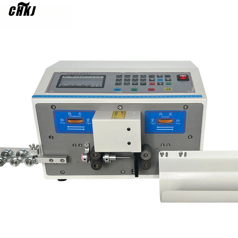 2026 Hot sellingFull Automatic Wire Cutting Stripping Machine High Precision Cable Stripper LCD Display Adjustable Length Wire P
