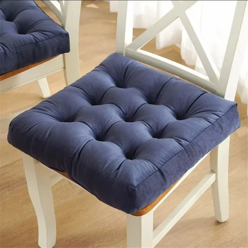 Comfortable Living Room Dining Chair Anti-slip Mat Four-season Universal Plush Seat Pad Office Sedentary Computer Chair Cushion
