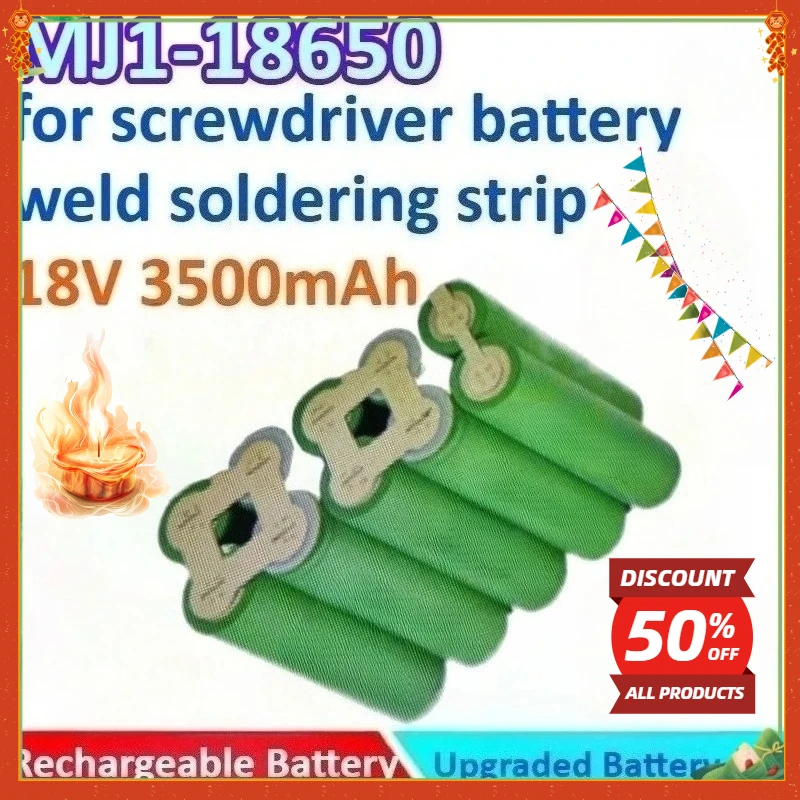 

New 3500mAh 18V MJ1-18650 5S2P General-purpose Screwdriver Welding LiPo Battery for Screwdriver Battery Weld Soldering Strip