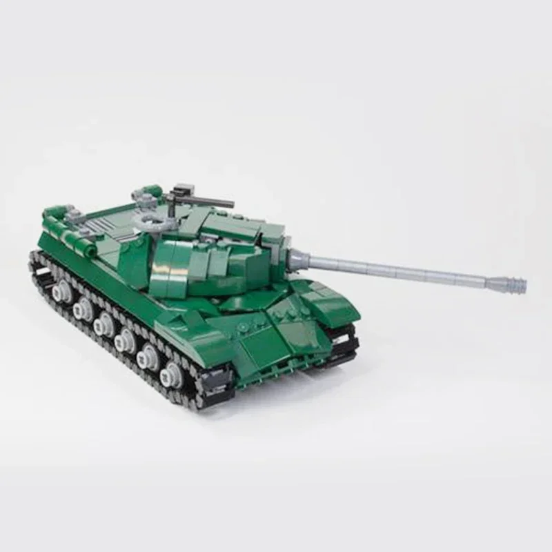 Moc tijolos de construção modelo militar is-3 tecnologia tanque de assalto pesado blocos modulares presentes brinquedos de natal conjuntos diy montagem