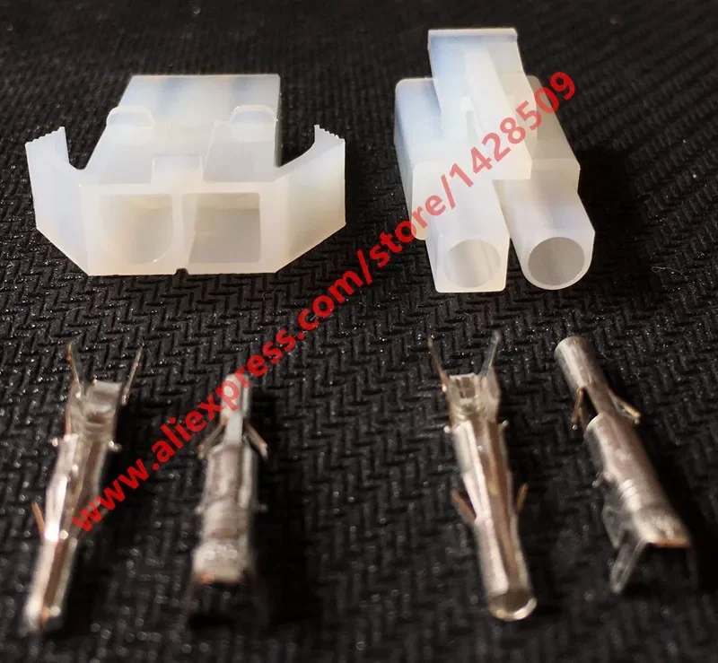 1 Sets 2P 2 Way Pin Female And Male Big Tamiya Connector Set Kits Large Tamiya Set L6.2 6.2MM  Socket Plug