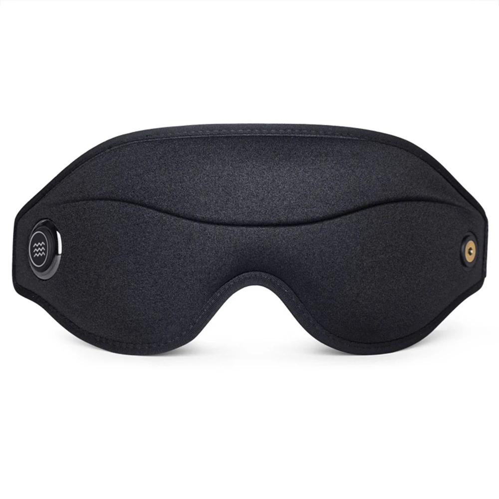 3D Sleeping Eye Mask Steam Heating Eyes Massager 3 Gears Vibration Travel Light Blocking Breathable Eye Mask Relieve Fatigue