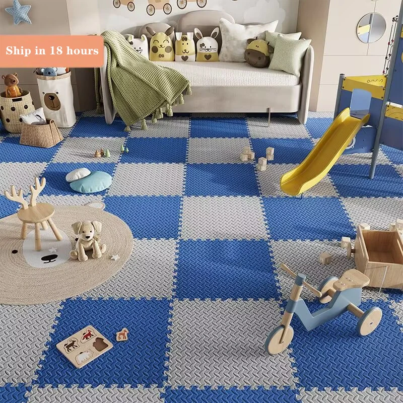 

10 Colors 16PCS Baby Play Mats EVA Foam Puzzle Mat Children Room Activities Mat for Baby Interlock Floor Carpet 30*30CM*0.8cm