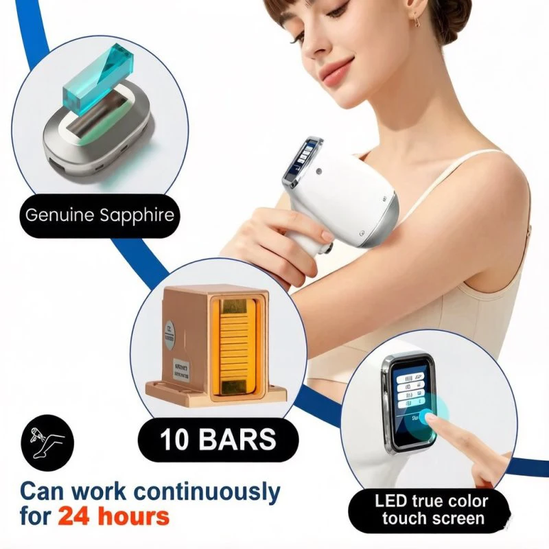 New Desktop Soprano Three Wave  Skin Rejuvenation Device Multifunctional  All-In-One Model