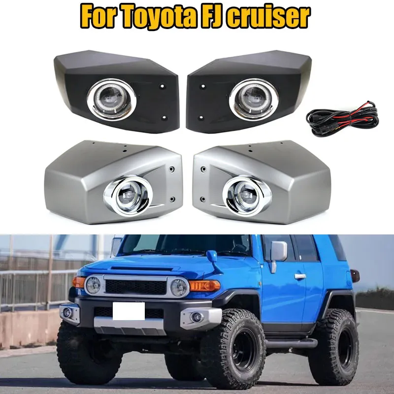 

LED Front Bumper Corner With Fog Lights Front Fog Lights Front Bumper Modified Daytime Running Lights For Toyota FJ Cruiser