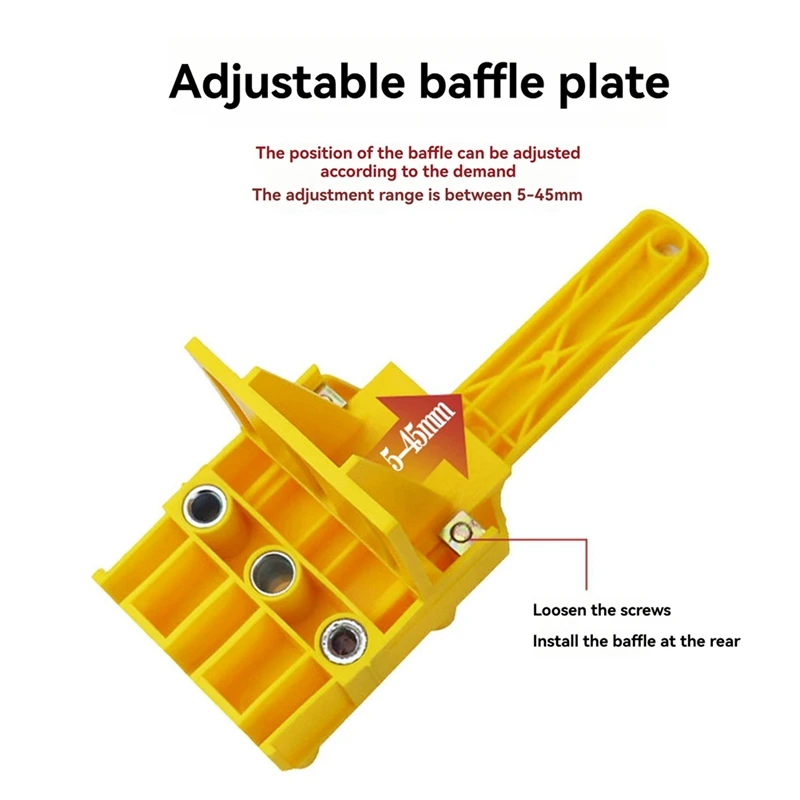 AC62-2 Sets Woodworking Hole Punch Locator For Precision Drilling Tool Set