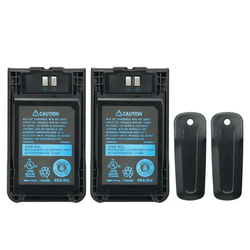 KNB-65L/KNB-63L Replacement Radio Battery for Kenwood Walkie Talkie TH-K20A K20E TH-K40A K40E Two Way Radio Battery