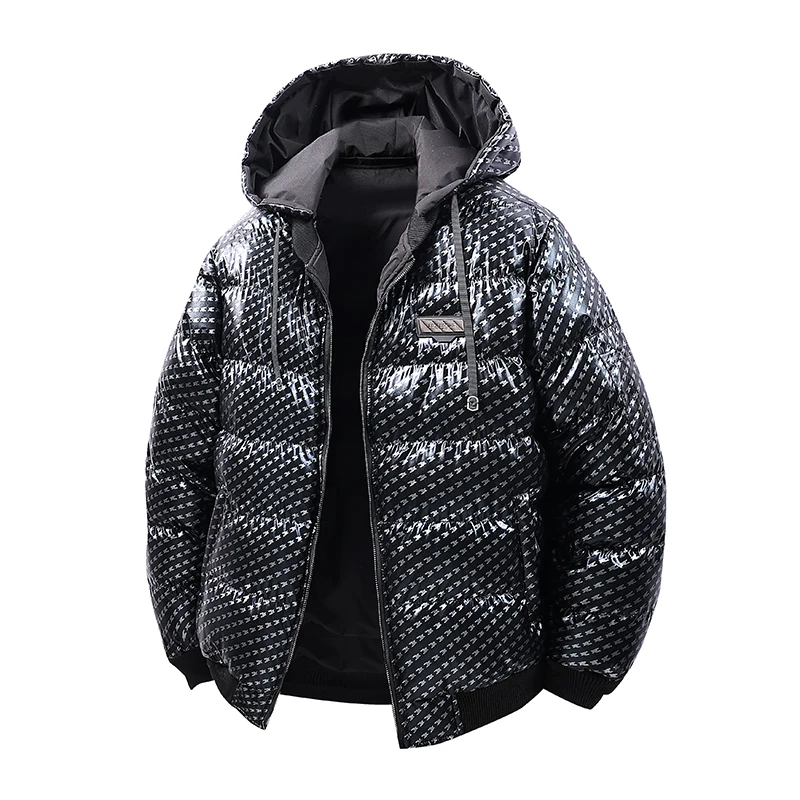 Massgorul Nwe Men Winter Coat Casual Fashion Cotton Padded Clothe Men's Bread Jackets Hooded Thicken Warm Down Jackets Outerwear