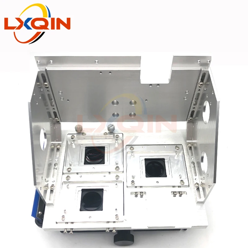 LXQIN 3 heads xp600 carriage capping station for Eoson xp600 head pump assembly with single motor alloy with capping