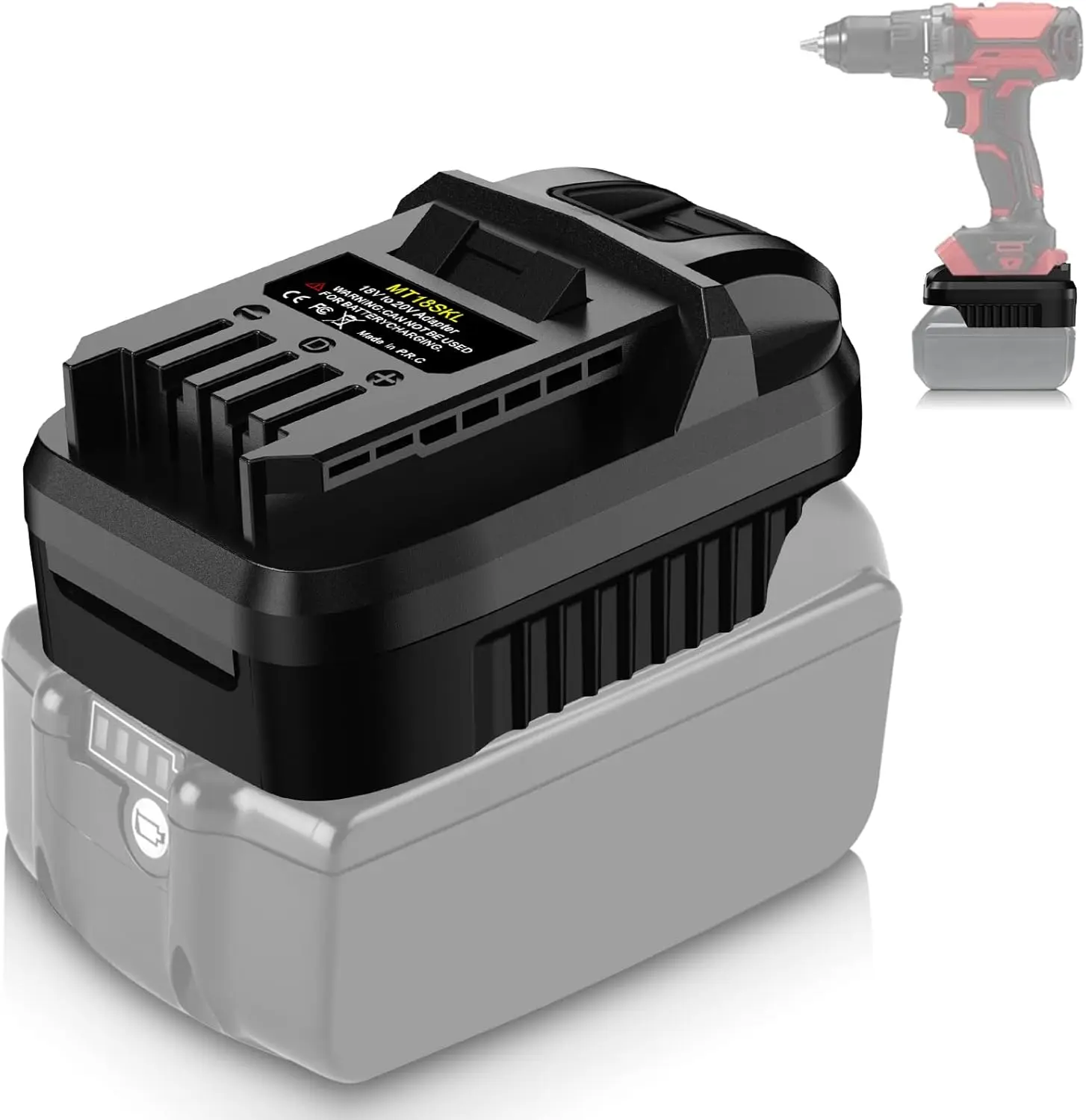 

for Makita 18v Battery work on for Skil Tool Adapter for Makita 18v Li-ion Battery Converter to for SKIL 20V Power Tool Drill