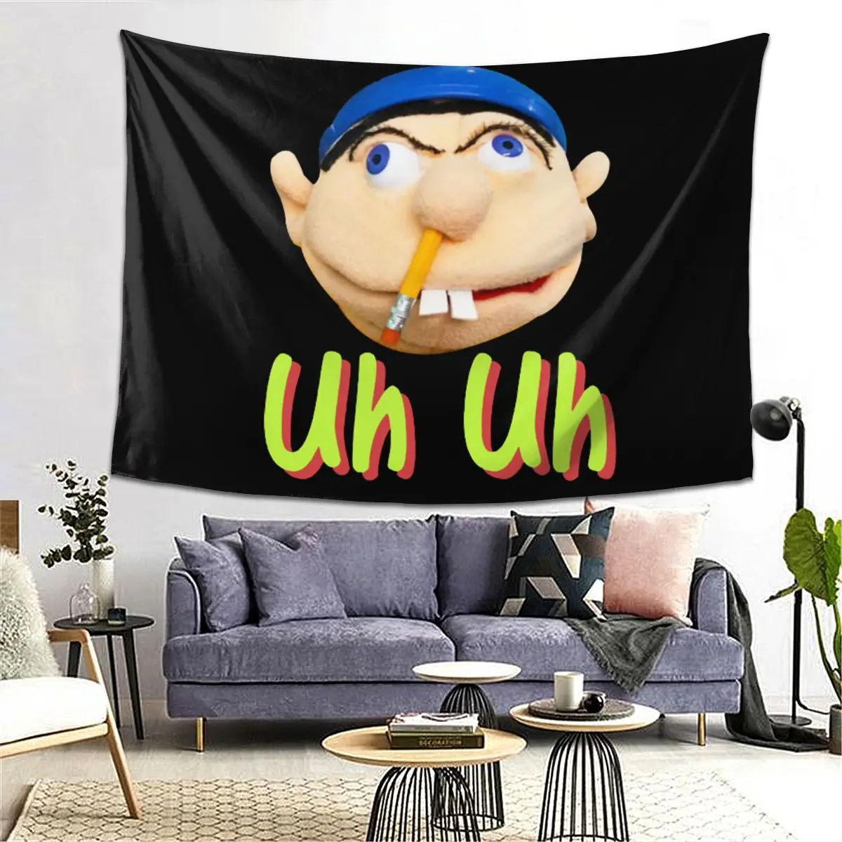 

Джеффи, я ненавижу, гобелен с зеленой фасолью, декор, художественные эстетические гобелены для гостиной, спальни, дома, настенная ткань, настенная ткань