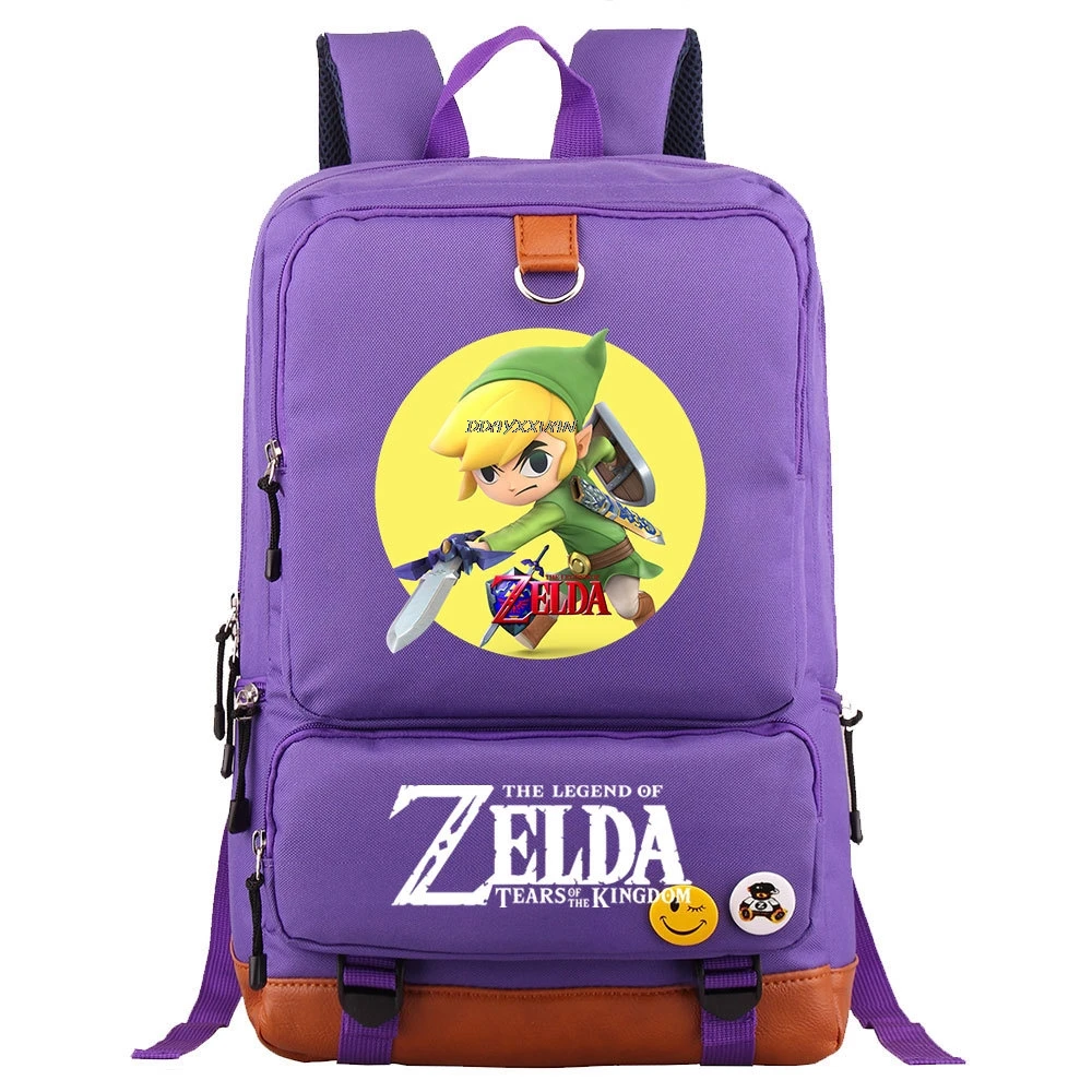 Zelda Shoulder Bag Men and Women Travel Computer Bag Primary and Secondary School Students Bag Large Capacity