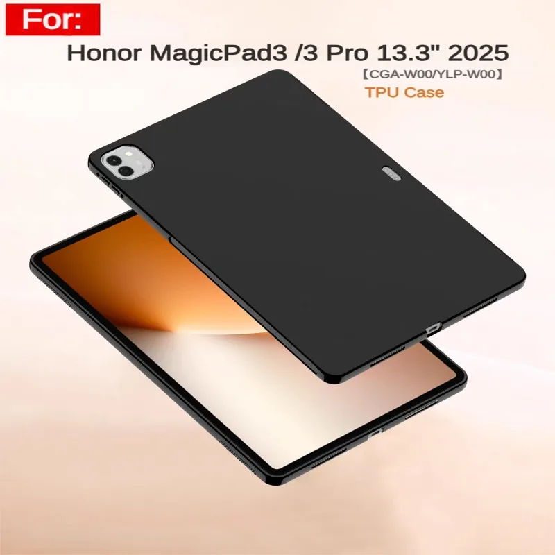 

For Honor MagicPad3 / 3 Pro 13.3 inch 2025 Protective Case CGA-W00/YLP-W00 13.3" Anti-drop Silicone soft TPU Cover Tablet funda