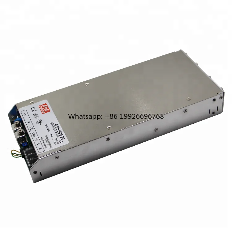 

RSP-1000-24 24V AC/DC Enclosed Programmable Dc SMPS Laser 1000W Power Supply