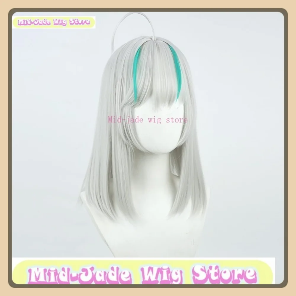 วิกผมมิดเจด แอดมิ คอสเพลย์ วิกผมอนิเมะ เกมสวมบทบาท ปาร์ตี้ฮาโลวีน อุปกรณ์ประกอบชุด วิกผมสังเคราะห์