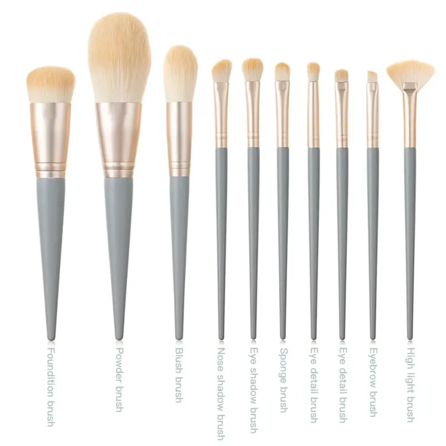 Makeup Brush Set for Eye Shadow Applicator with Storage Bag