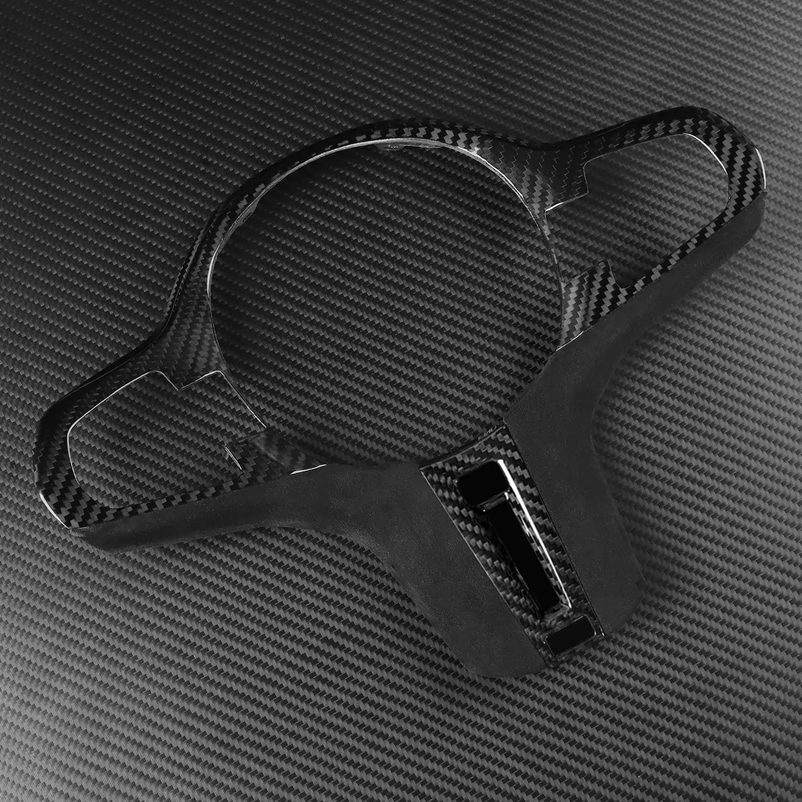 

Steering Wheel Cover Premium Easy to Install Automotive Supplies Professional Frame Panel Decorative Sticker for BMW F90 M5