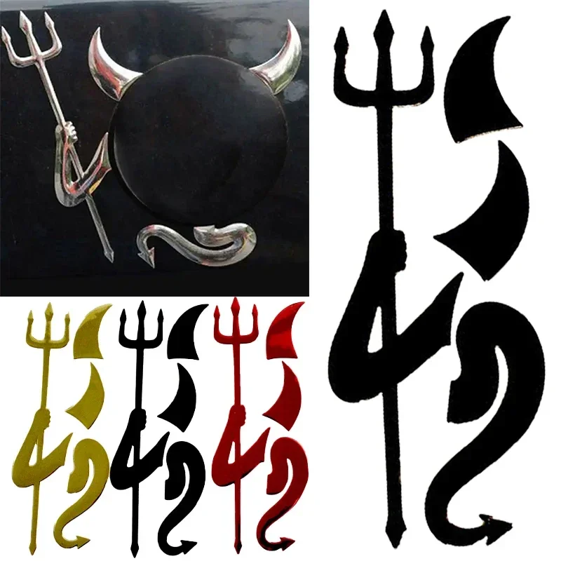 PVC 3D Devil Style Demon Sticker Cool Devil 3D Car Sticker Auto Styling Logo PVC Decals Decoration Car Styling DIY Accessories